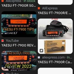 yaesu ft 7900 R/E vhs/uhf Dual Band FM TRANSCEIVER 