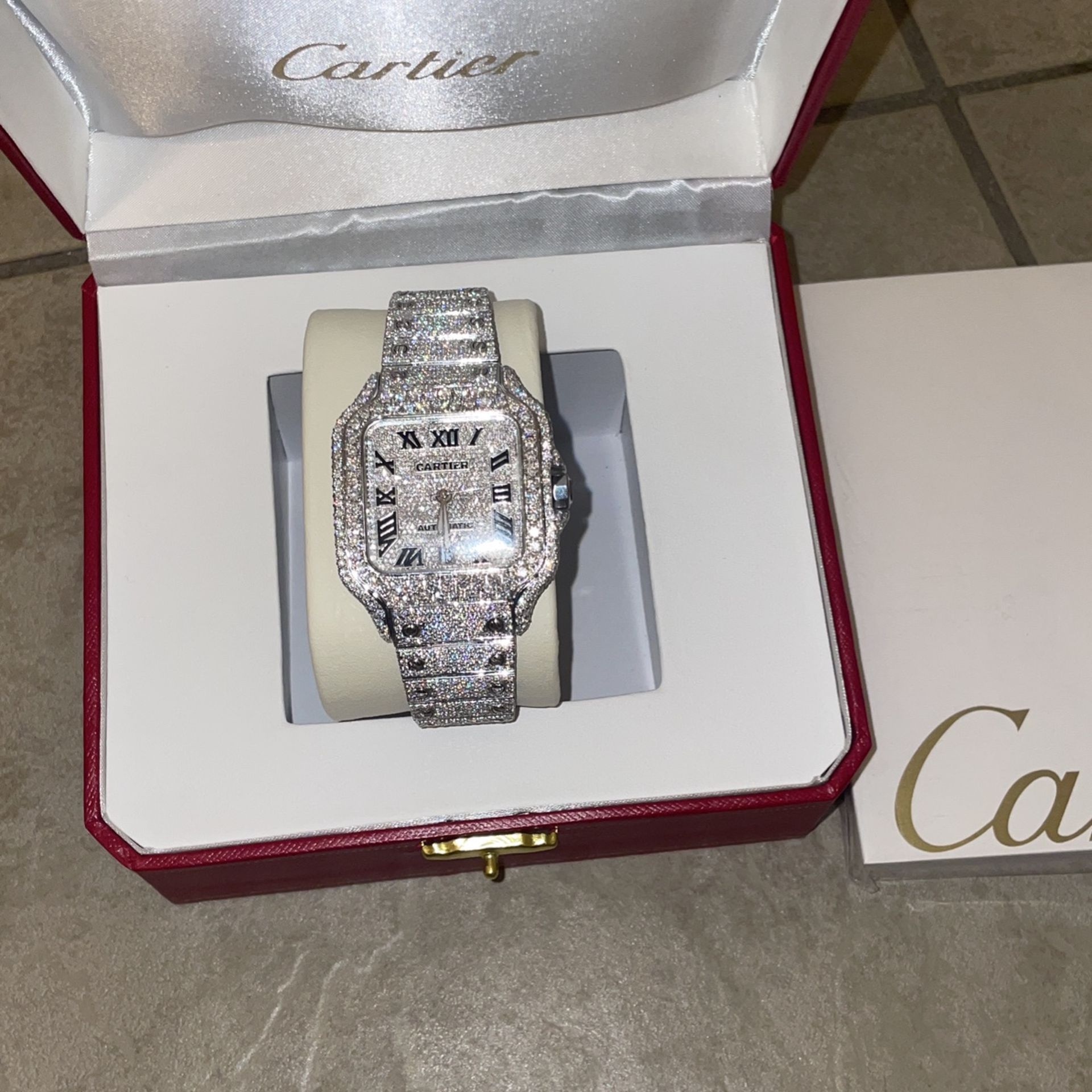 Moissanite Diamond Watch 