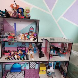 LOL Doll  House With Dolls And Accessories Included 