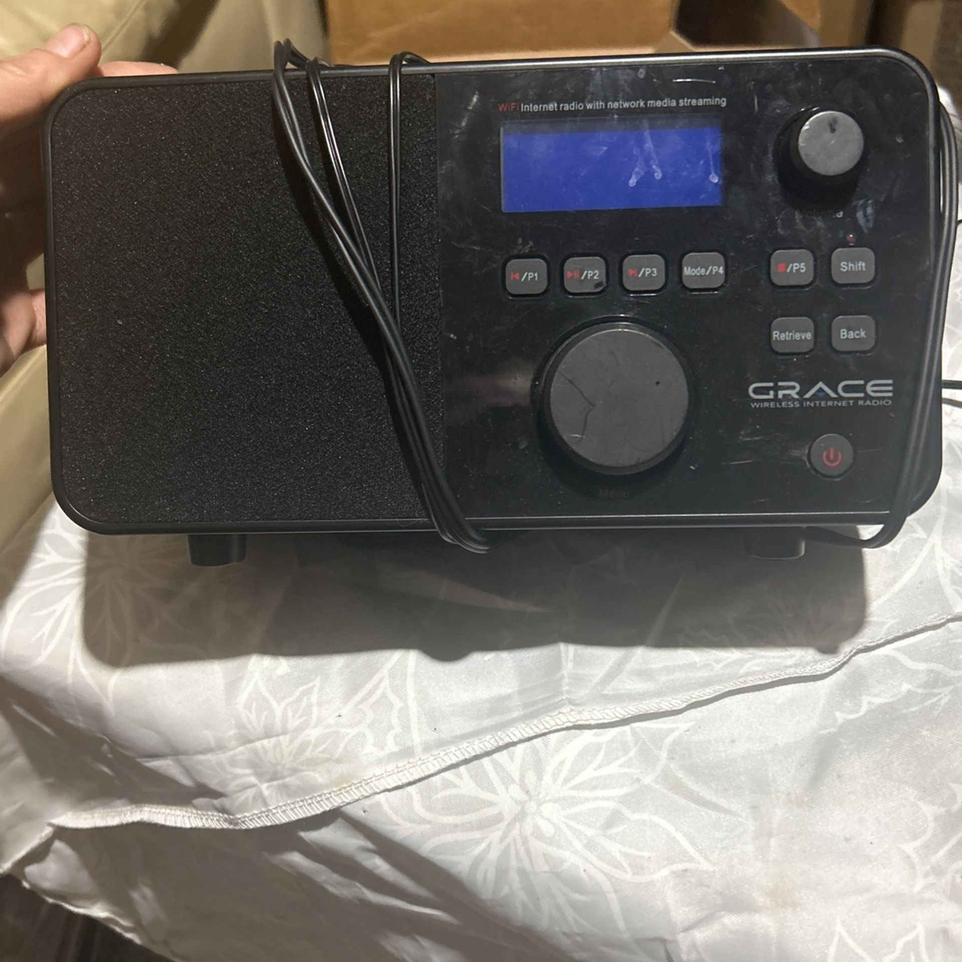 Grace Digital GDI-IR2500 Internet Radio, Used Works Good