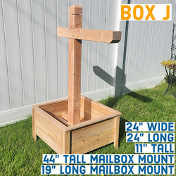 Planter Box with Post