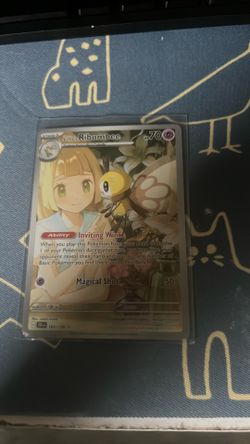 Lillie’s Ribombee Pokémon card