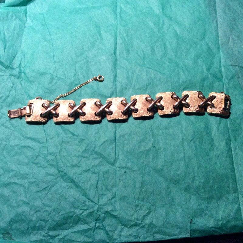 Monet gold tone bracelet