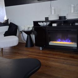 Black Onix Electric Fireplace