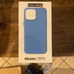 iPhone 14 Pro Max Silicone Magnetic Cases Black 