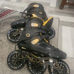 Epic mens scates Rollerblades size 13 125mm wheels.