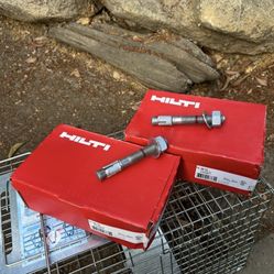 Hilty concrete wedge anchors