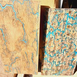 Fractal Burn Wood Plank For Your Project