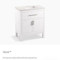 Bathrom Vanity And Top Kohler High End