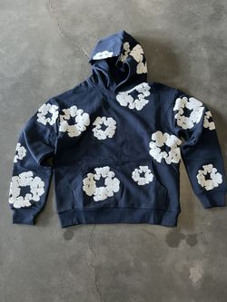 Blue Denim Tear Hoodie