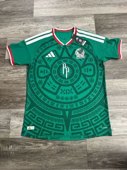 Men’s Authentic Adidas Mexico PP Peso Pluma Green Soccer Futbol Jersey L