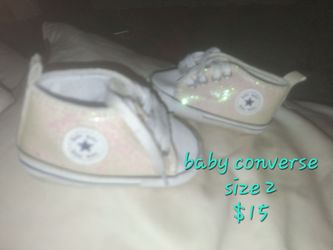 Baby converse$15