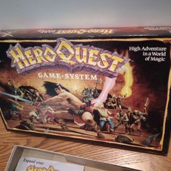 Vintage 80's/90's Hero Quest Board Game