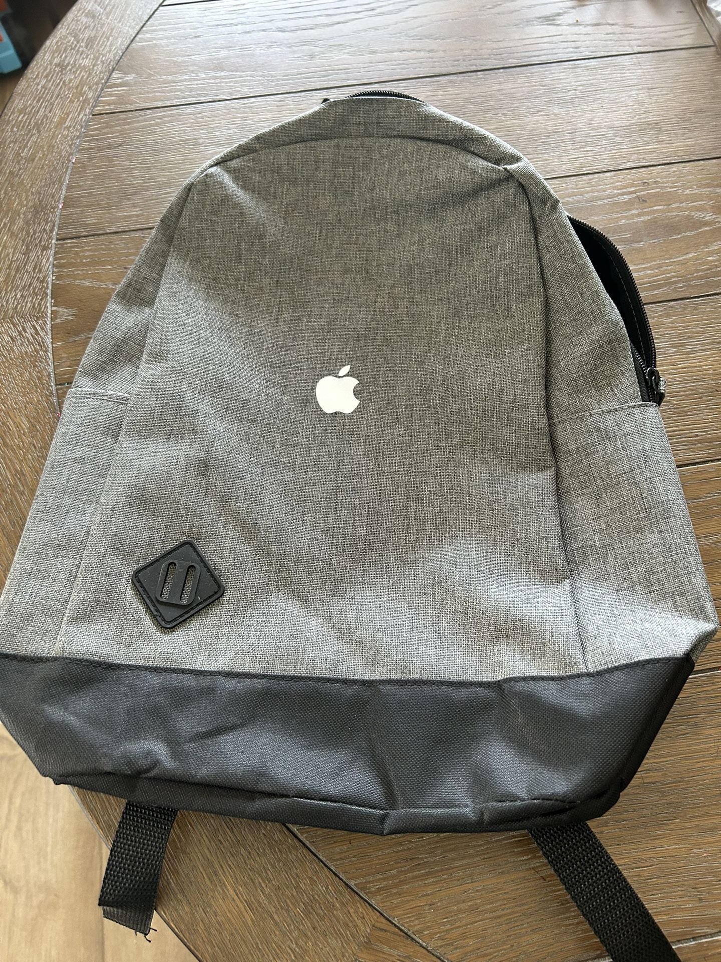 Backpack With Apple Logo