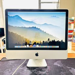 Apple iMac 24” 4GB RAM 120GB SSD OS El Capitan iMovie//Garageband