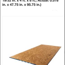 OSB Sheets 5/8 X 4 X 8  