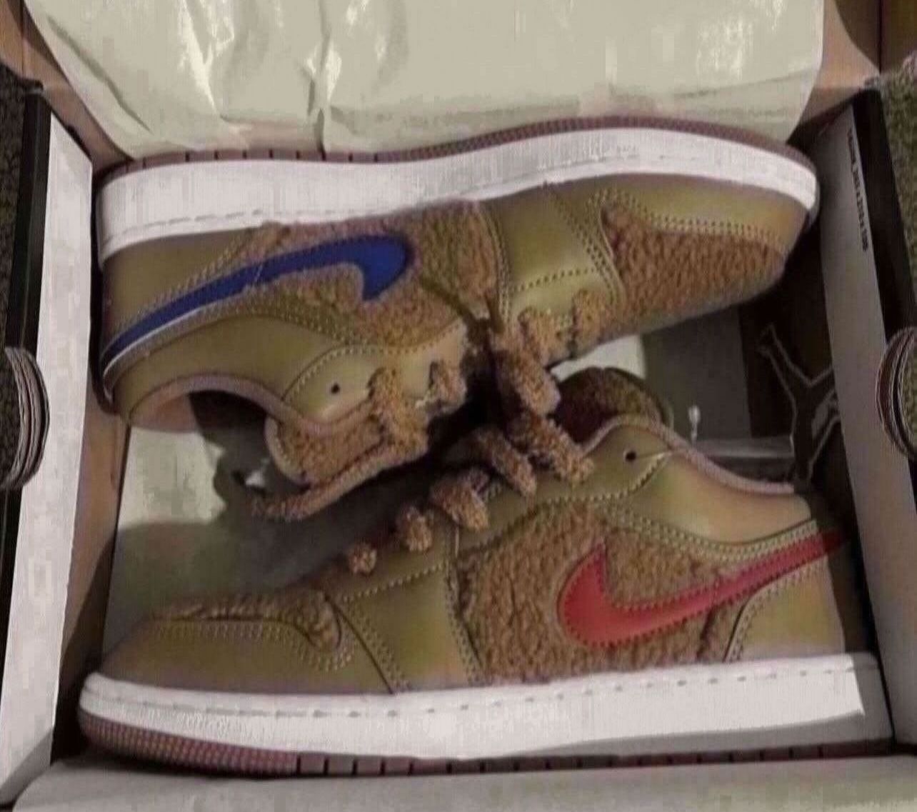 Air Jordan 1 Low Utility Teddy Bear GS 5.5Y 