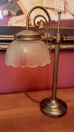 Vintage brass desk lamp
