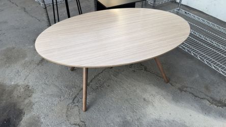 Oval Wood Coffee Table 24” X 36” X 16” (8 Avail)