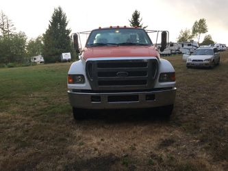 2007 Ford F 750 supe duty t/A rollback