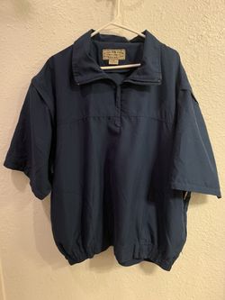 Colorado Timberline Men's Worthington Polo Cotton Shirt, NAVY BLUE SIZE LG