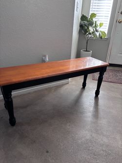 2 wood benches , 1 for $15 or 2 for $20