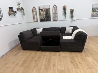 Large Gray Sectional Couch Free Delivery