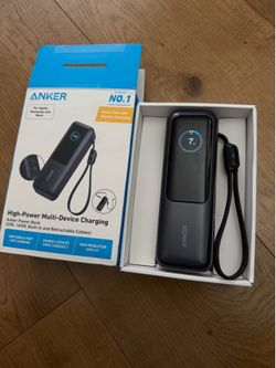 Anker 25,000mAh 165W Power Bank – Built-In USB-C Cable