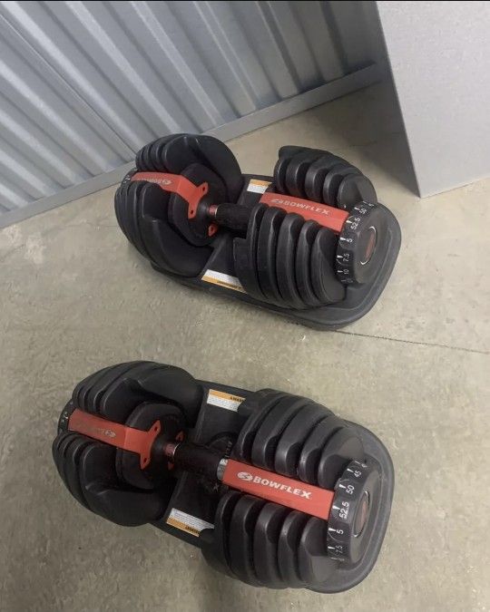 BOWFLEX DUMBELLS 52.5 ADJUSTABLE