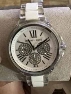 MK White/silver Watch