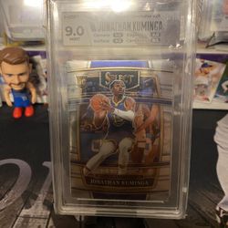 HGA Mint 9 Jonathan Kuminga rookie card