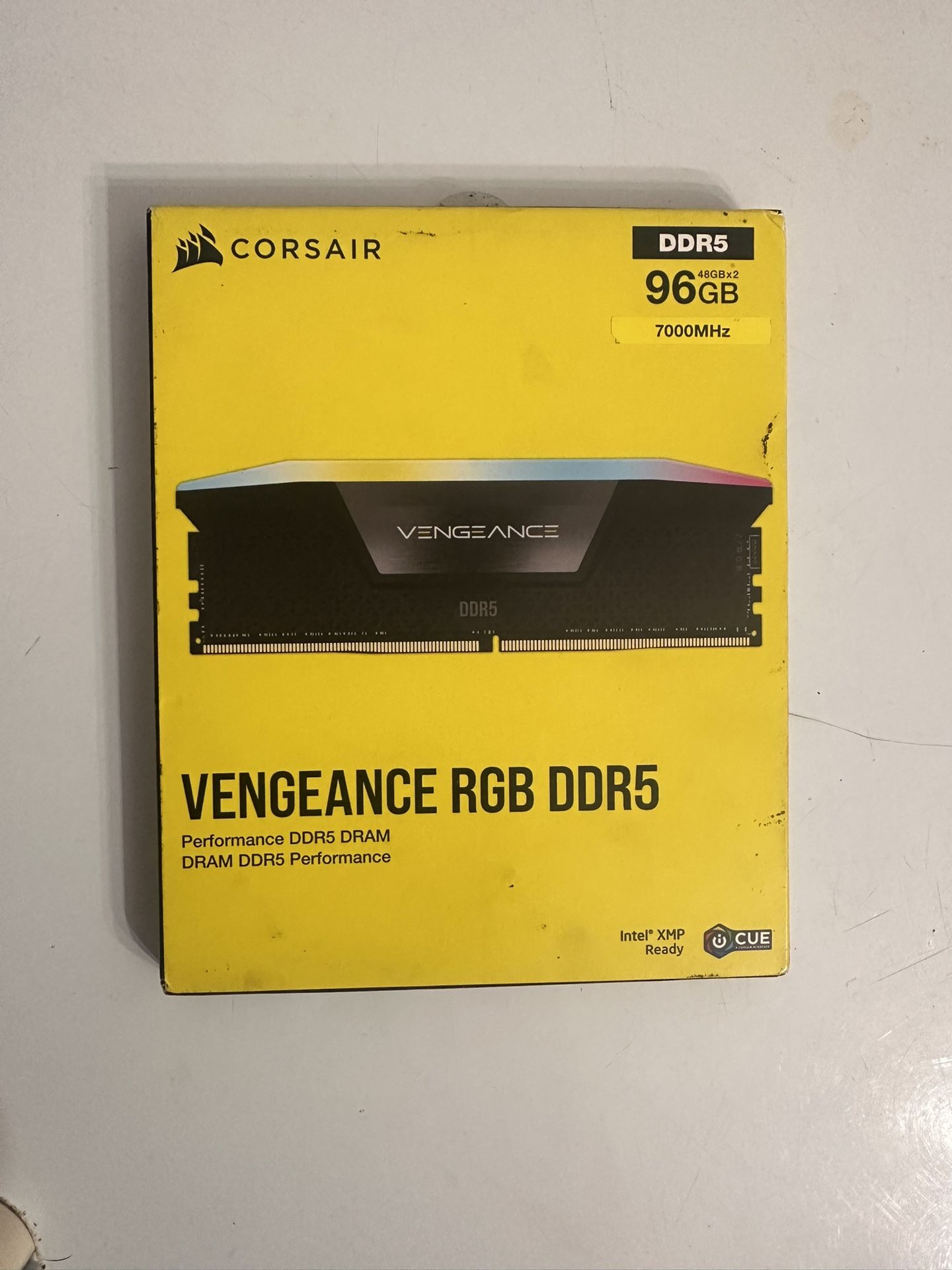 VENGEANCE® RGB 96GB (2x48GB) DDR5 DRAM 7000MT/s CL40 Memory Kit — Black