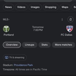 Portland Timbers Vs FC Dallas 