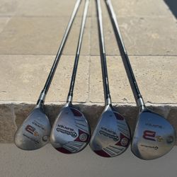 TaylorMade Burner 15* 3 Wood / 18* 5 Wood / 21* 7 Wood / 19* 3 Hybrid / Graphite Reg Flex / RH