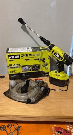 RYOBI ONE+ HP 18V Brushless EZClean 600 PSI 0.7 GPM Cordless Cold Water Power Cleaner (Tool Only)