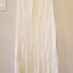 Ivory And Black Maxi Dress