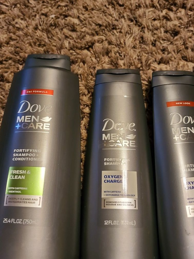 New dove man care 2&1 shampoo & conditioner & a set