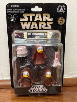 Disneyland Star Wars Huey Dewey & Louie as Jawas MOC