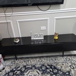 Black TV Stand 