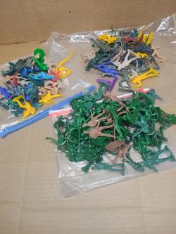 Vintage plastic toys.. Mixture.. Marbach and 410 at 78227 or 1604.. Price is for ALL