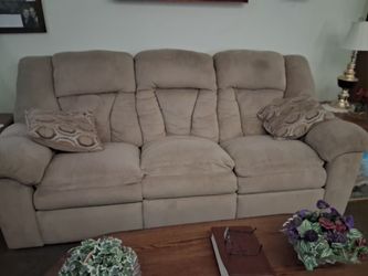 Couch, very good shape both ends open up.Then I have two chairs at rock and open up beautiful