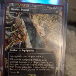 MTG Buster Sword Alt Art