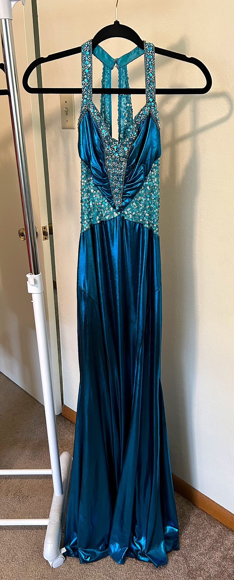 Studio 17 Embellished Metallic Prom Gown Size 6