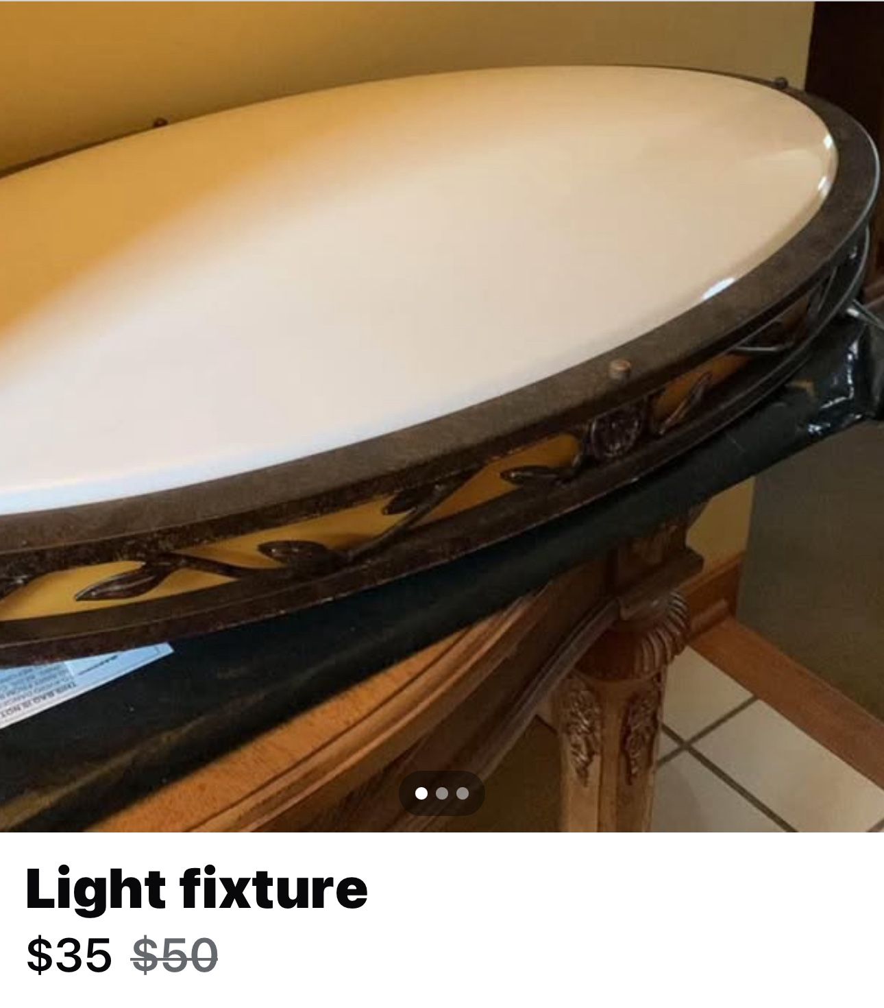 Fluorescent Light Fixture