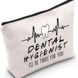 Dental Hygenist I'll Be There For You Makeup Bag