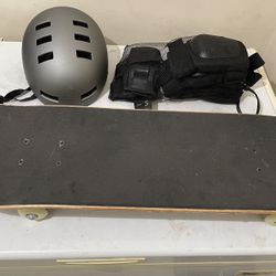 Skate Board Helmet And Protection Pads