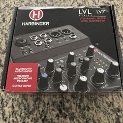 BRAND NEW 7 Channel Mixer + BLUETOOTH