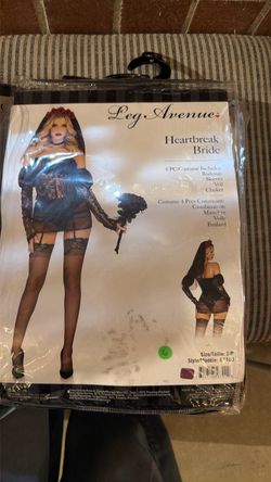 Leg Avenue Heartbreak Bride Costume Size S/P
