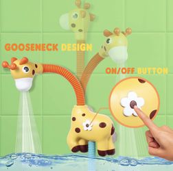 Brand New! Giraffe Shower Bath Toys Set, Toddler Bath Toys for Infants 6-12  Months & Toddlers Age 1-3 2-4, Perfect Suction Toys for Baby, Bathtub Toy  for Sale in Phoenix, AZ - OfferUp