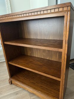 Solid Wood Bookcase / Bookshelf